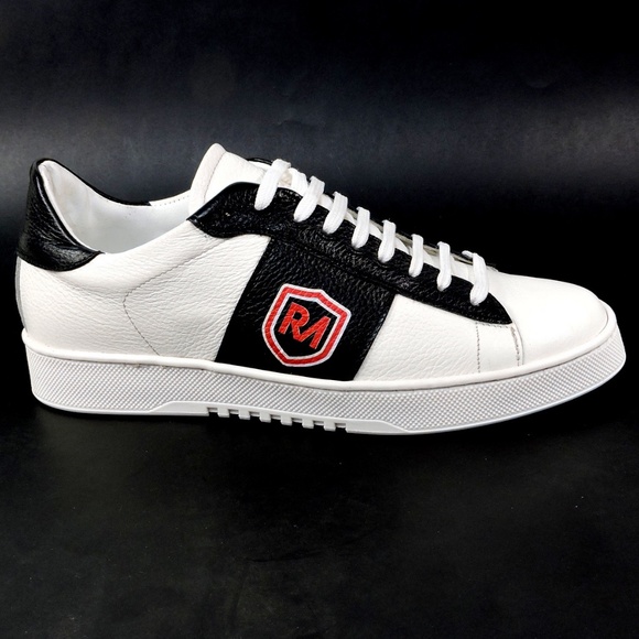 RENZO MERCURI ?? MEN\'S SOFT WHITE LEATHER COMFORT FASHION SNEAKERS main image 5